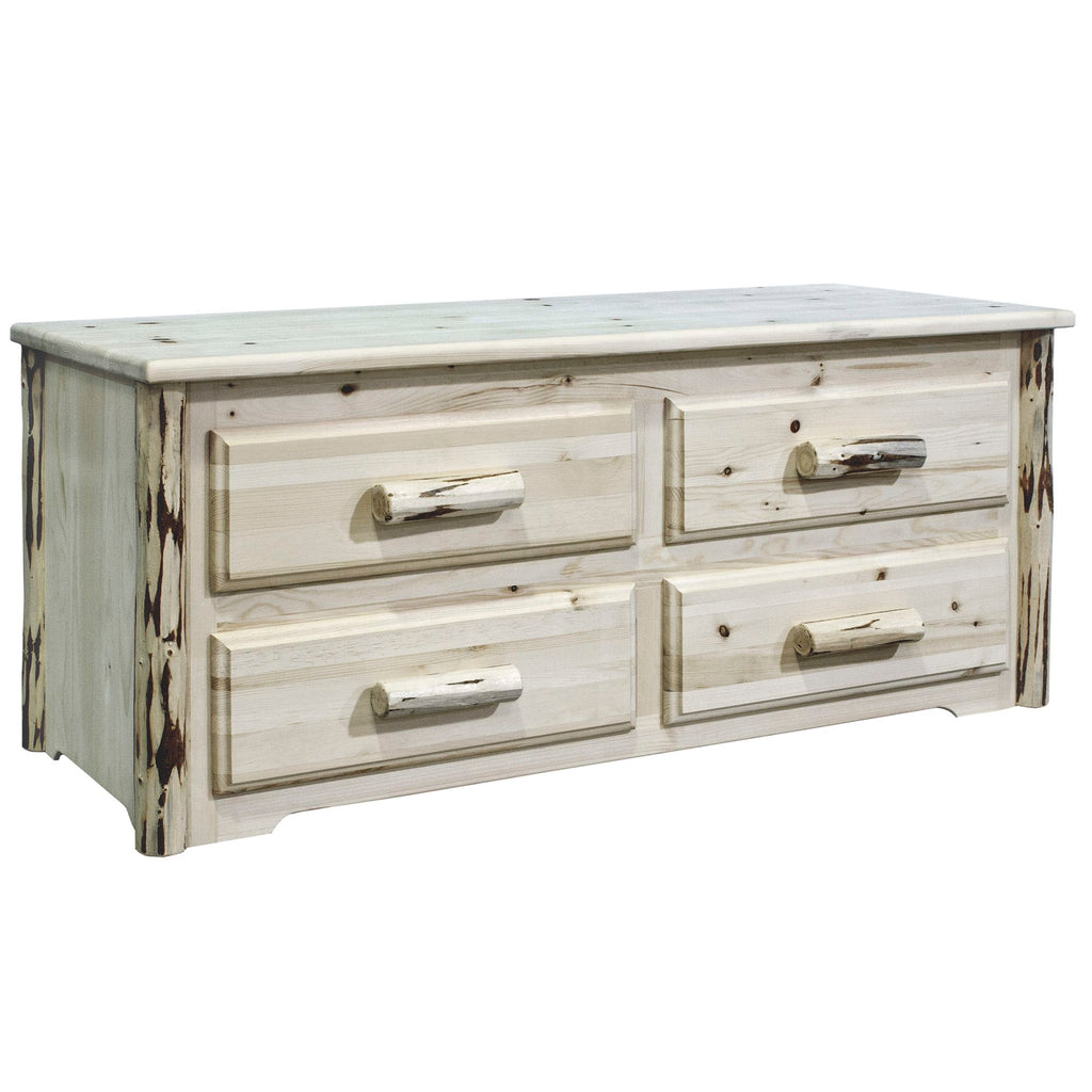 Montana Collection 4 Drawer Sitting Chest, Ready to Finish